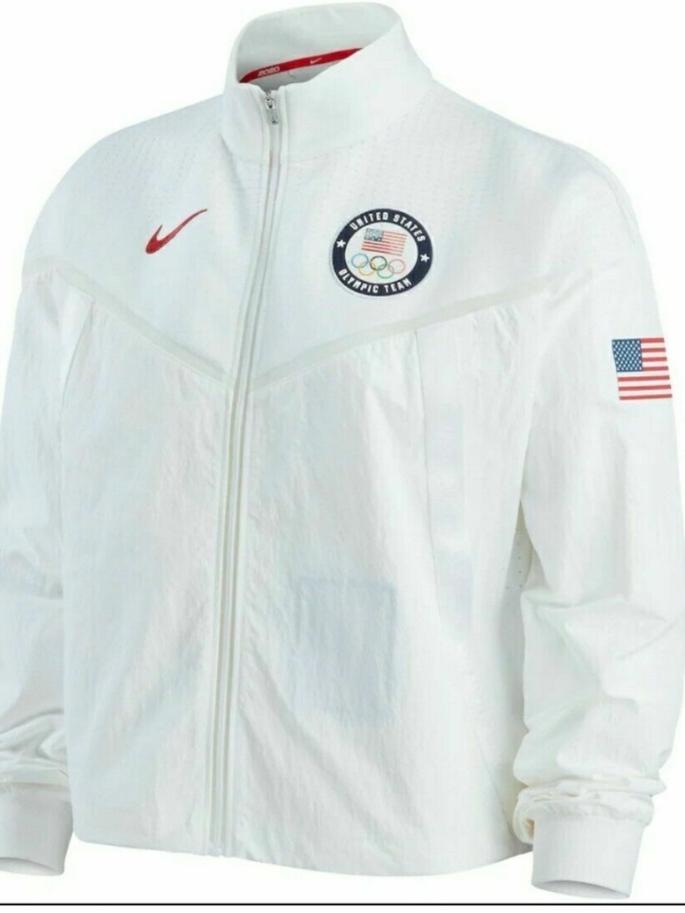 Nike white Team USA Windrunner Women's Medal Stand Jacket S